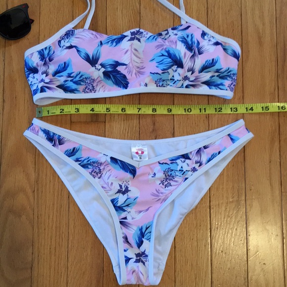 Shekini Swimwear two piece swimsuit. Size small. Super cute, new without tags. - Picture 11 of 12